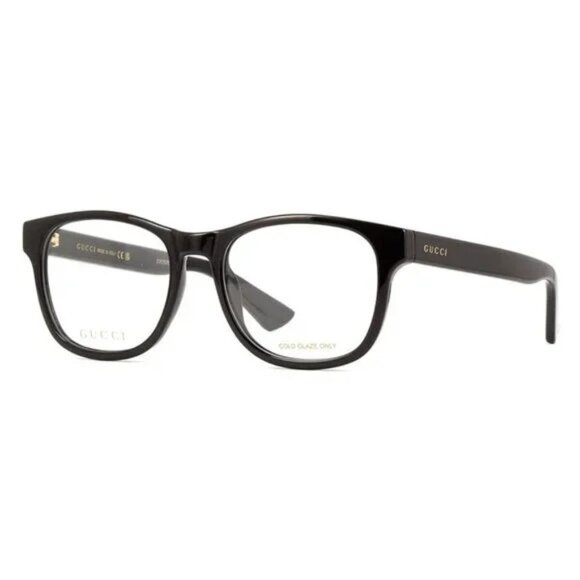NEW GUCCI SQUARE EYEGLASSES GUCCI BLACK CLEAR EYEWEAR
